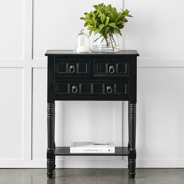 Elise 3 Drawer Bedside Table
