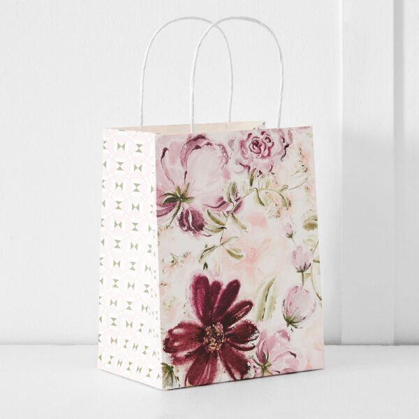 Peony Paper Gift Bag